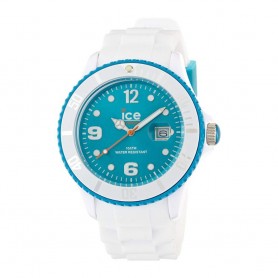 Solde montre ICE WATCH Déstockage montre Ice White White Turquoise pas cher