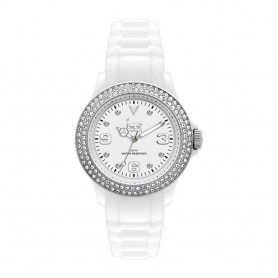 Solde montre ICE WATCH Déstockage montre Ice Watch Stone Silver blanc ornée de diamants SWAROVSKI pas cher