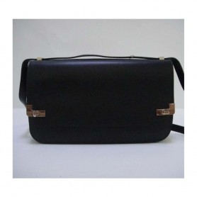 Solde LANCEL Déstockage sac à main femme cuir noir L de Lancel pas cher