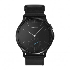Solde montre connectée promo MEIZU Déstockage montre connectée bluetooth MEIZU MIX cuir noir MZWA1S pas cher