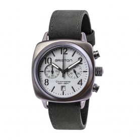 SOLDE BRISTON Déstockage montre chronographe Briston Clubmaster Classic Acier Gun pas cher