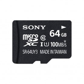 solde carte micro sd 64 go avec adapteur déstockage carte micro sd rapide de classe 10 Sony SR-64UY3A pas cher