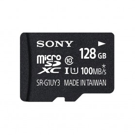 solde carte micro sd 128 go avec adapteur déstockage carte micro sd rapide de classe 10 Sony SR-G1UY3A pas cher