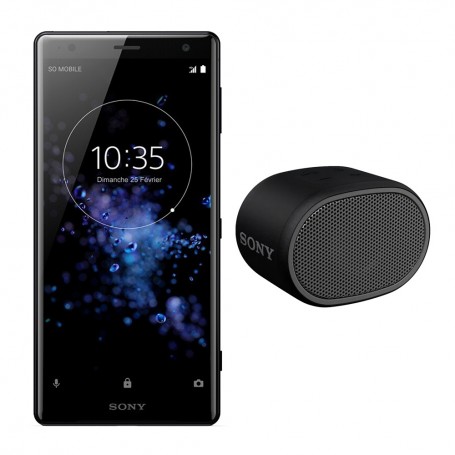 SOLDE SONY Déstockage pack Sony XPERIA XZ2 + enceinte bluetooth SONY SRS-XB01 pas cher
