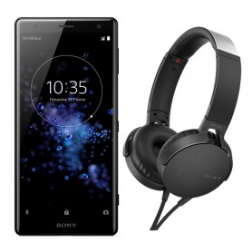 SOLDE SONY. Déstockage pack smartphone Sony XPERIA XZ2 + casque arceau Sony MDR-XB550AP pas cher