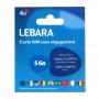 Solde carte sim Lebara Mobile Déstockage carte sim prépayée Lebara mobile 5Go internet mobile - appels et sms illimités