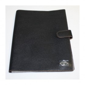 Solde porte bloc note cuir noir Remember Me Lancel