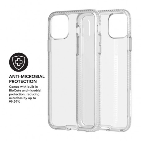 TECH21 Coque Apple iPhone 11 Pro Max - Pure Clear  Transparent