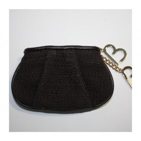 Solde porte monnaie laine noir Brigitte Bardot de Lancel