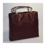 Soldes Lancel sac femme en cuir rouge Shopper Les Rendez-Vous