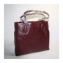 Soldes Lancel sac femme en cuir rouge Shopper Les Rendez-Vous