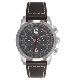 Déstockage montre chronograph homme Bomber Semper Chronograph Grey White cadran 39 mm en soldes
