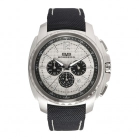 déstockage montre chronographe homme Bomberg Maven Chronograph Grey Silver cadran 44 mm en soldes