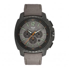 Solde montre homme Bomberg Maven Chronograph Black Green cadran 44 mm en soldes