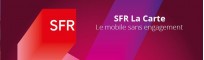 SFR La Carte une carte SIM prépayée sans abonnement pour appeler, envoyer des SMS et surfer sur internet mobile